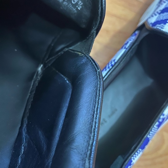 Celine Cobalt Canvas Slip On Sneakers Shoes - Picture 11 of 15